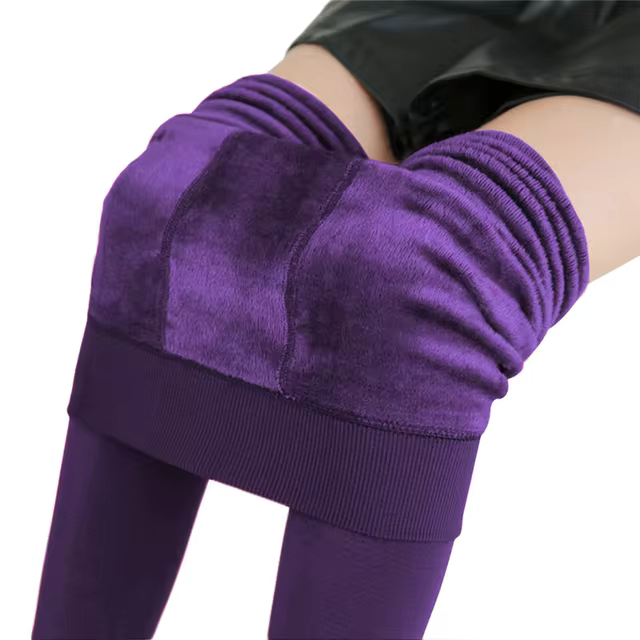 Women Winter Warm Leggings High Waist